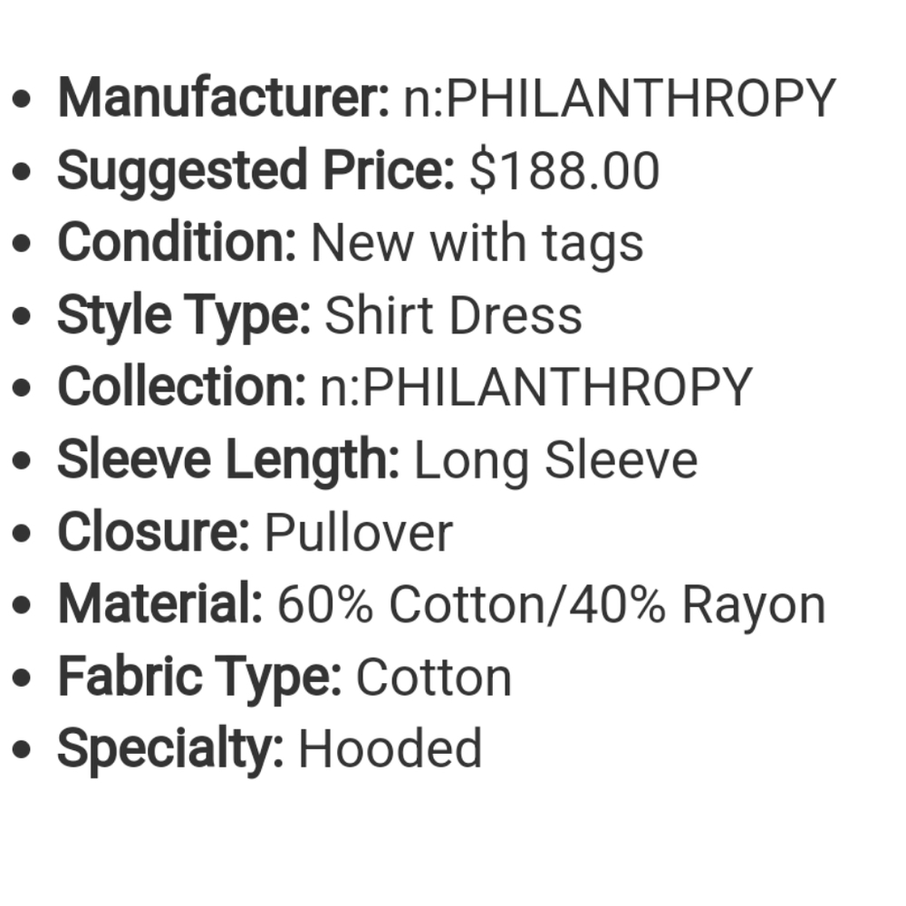 n: Philanthropy Sweatshirt Dress View 6